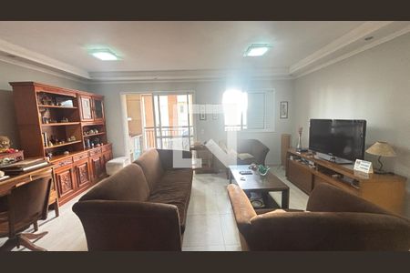 Sala de apartamento à venda com 3 quartos, 118m² em Vila Bastos, Santo André
