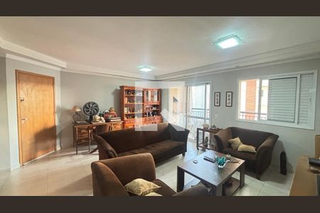 Sala de apartamento à venda com 3 quartos, 118m² em Vila Bastos, Santo André