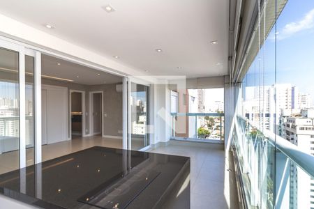 Varanda da Sala de apartamento à venda com 3 quartos, 123m² em Pompeia, São Paulo
