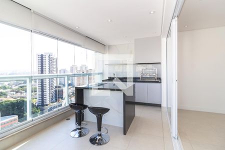 Varanda da Sala de apartamento à venda com 3 quartos, 123m² em Pompeia, São Paulo