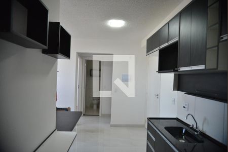 Cozinha de apartamento para alugar com 2 quartos, 35m² em Santa Maria, Santo André