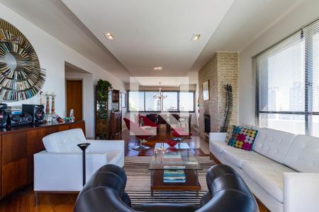 Sala de apartamento à venda com 4 quartos, 185m² em Vila Suzana, São Paulo