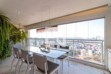 Sala de Jantar / Varanda Gourmet de apartamento para alugar com 3 quartos, 92m² em Jardim Paraiso, São Paulo