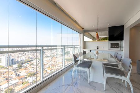 Sala de Jantar / Varanda Gourmet de apartamento para alugar com 3 quartos, 92m² em Jardim Paraiso, São Paulo