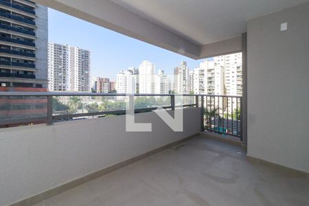 Sala - Varanda de apartamento à venda com 2 quartos, 79m² em Brooklin, São Paulo