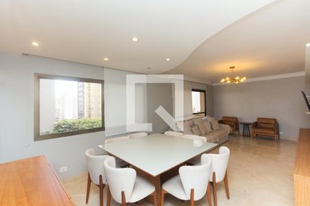 Sala de apartamento para alugar com 4 quartos, 143m² em Moema, São Paulo