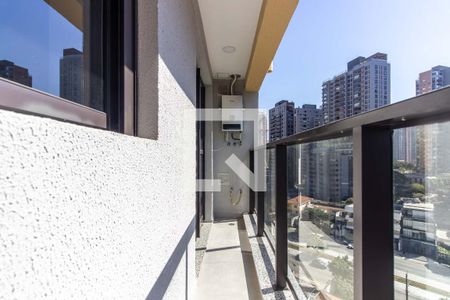 Sacada de apartamento para alugar com 1 quarto, 32m² em Brooklin, São Paulo
