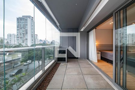 Varanda de apartamento para alugar com 1 quarto, 42m² em Cidade Monções, São Paulo