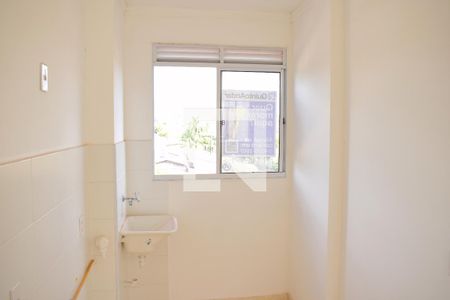 Cozinha e Área de Serviço de apartamento para alugar com 2 quartos, 43m² em Residencial Parque dos Servidores, Ribeirão Preto