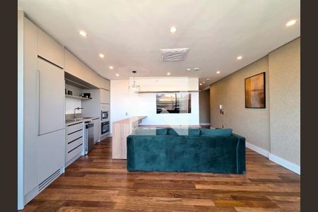 Sala/Cozinha de apartamento à venda com 2 quartos, 73m² em Vila Olímpia, São Paulo