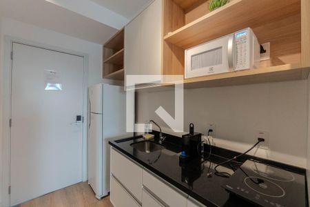 Cozinha de kitnet/studio à venda com 1 quarto, 25m² em Consolação, São Paulo