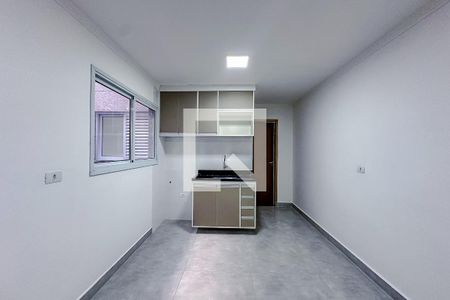 Sala/Cozinha de apartamento para alugar com 1 quarto, 48m² em Vila Prudente, São Paulo