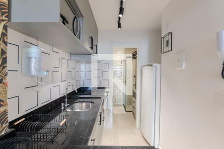 Cozinha de kitnet/studio para alugar com 1 quarto, 30m² em Jardim Paulista, São Paulo