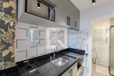 Cozinha de kitnet/studio para alugar com 1 quarto, 30m² em Jardim Paulista, São Paulo