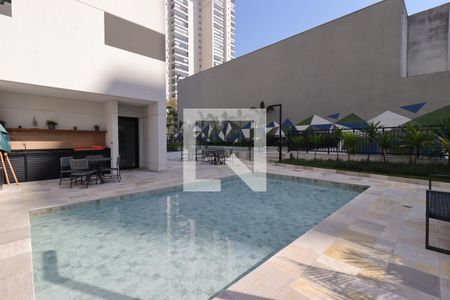 Área Comum - Piscina de apartamento para alugar com 3 quartos, 93m² em Campestre, Santo André