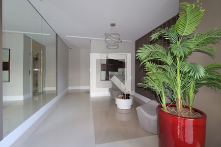 Área Comum - Hall de apartamento para alugar com 3 quartos, 93m² em Campestre, Santo André