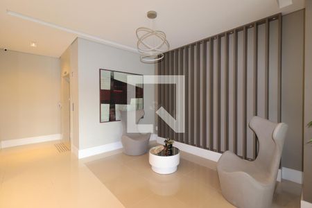 Área Comum - Hall de apartamento para alugar com 3 quartos, 93m² em Campestre, Santo André