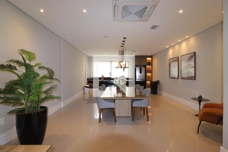 Área Comum - Salão de Festa de apartamento para alugar com 3 quartos, 93m² em Campestre, Santo André