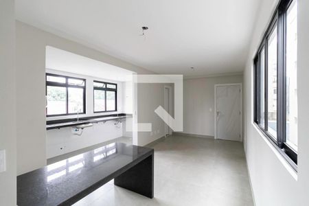 Sala de apartamento à venda com 2 quartos, 65m² em São Pedro, Belo Horizonte