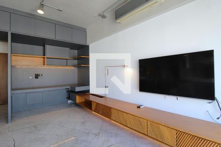 Sala/Cozinha de apartamento à venda com 1 quarto, 140m² em Vila Nova Conceição, São Paulo