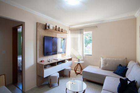 Sala de apartamento à venda com 2 quartos, 62m² em Jaqueline, Belo Horizonte