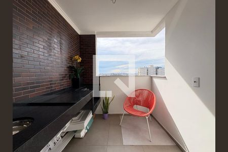 Varanda da Sala de apartamento à venda com 2 quartos, 58m² em Jardim Guacu, Santo André