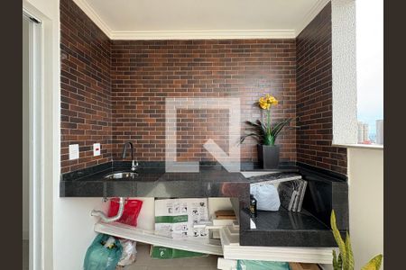 Varanda da Sala de apartamento à venda com 2 quartos, 58m² em Jardim Guacu, Santo André