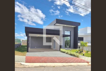 Fachada de casa de condomínio à venda com 4 quartos, 246m² em Bela Vista, Lagoa Santa