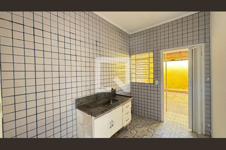 Cozinha de casa para alugar com 1 quarto, 91m² em Vila Santa Teresa, Santo André