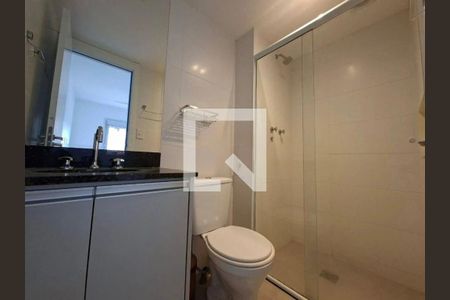 Banheiro de kitnet/studio à venda com 1 quarto, 38m² em Vila Andrade, São Paulo