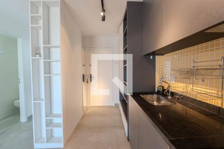 Cozinha de kitnet/studio à venda com 1 quarto, 37m² em Consolação, São Paulo
