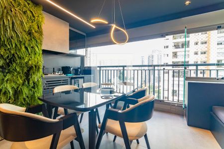 Varanda da Sala de apartamento à venda com 2 quartos, 81m² em Jardim Prudência, São Paulo