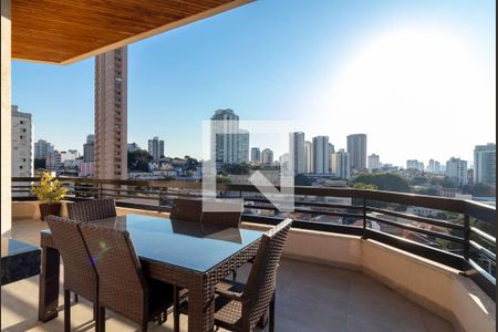 Varanda Gourmet de apartamento à venda com 4 quartos, 273m² em Santana, São Paulo