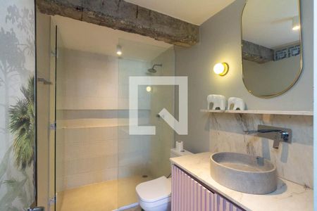 Banheiro Social de kitnet/studio à venda com 1 quarto, 37m² em Centro Histórico de São Paulo, São Paulo