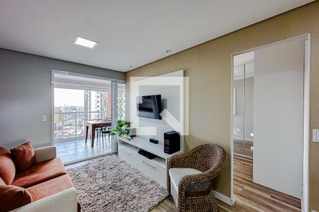 Sala de apartamento para alugar com 1 quarto, 52m² em Vila Regente Feijó, São Paulo