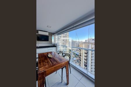 Varanda da Sala de apartamento para alugar com 1 quarto, 52m² em Vila Regente Feijó, São Paulo