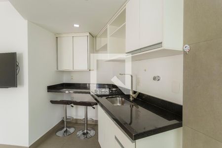 Sala/Cozinha de apartamento à venda com 1 quarto, 45m² em Moema, São Paulo