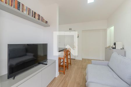 Sala de apartamento à venda com 1 quarto, 35m² em Bela Vista, São Paulo