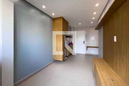 Sala e cozinha de apartamento à venda com 1 quarto, 30m² em Vila Mariana, São Paulo