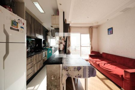 Sala/Cozinha de apartamento à venda com 2 quartos, 49m² em Jardim Castelo, São Paulo