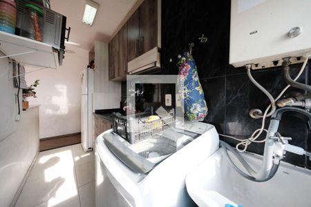 Sala/Cozinha de apartamento à venda com 2 quartos, 49m² em Jardim Castelo, São Paulo