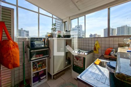 Cozinha de apartamento para alugar com 3 quartos, 200m² em Nova Mirim, Praia Grande