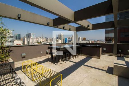 Área comum de kitnet/studio para alugar com 1 quarto, 32m² em Liberdade, São Paulo