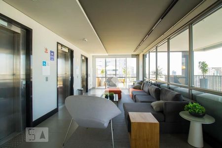 Área comum de kitnet/studio para alugar com 1 quarto, 32m² em Liberdade, São Paulo