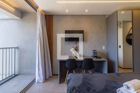 Suíte 1 de kitnet/studio à venda com 1 quarto, 25m² em Indianópolis, São Paulo