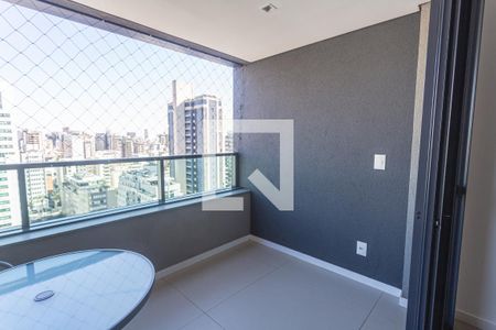 Varanda na Sala de apartamento à venda com 3 quartos, 103m² em Funcionários, Belo Horizonte