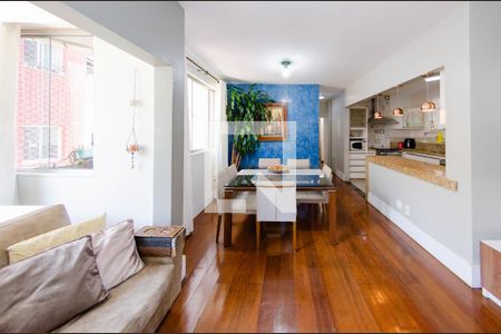 Sala de apartamento à venda com 4 quartos, 130m² em Buritis, Belo Horizonte