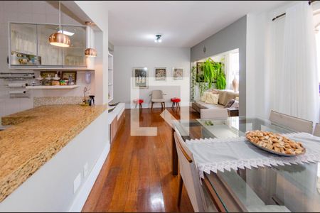 Sala de apartamento à venda com 4 quartos, 130m² em Buritis, Belo Horizonte