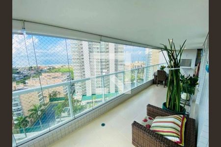 Sacada de apartamento para alugar com 3 quartos, 111m² em Jardim Tres Marias, Guarujá