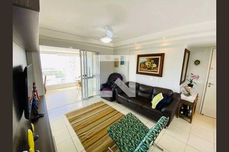 Sala de apartamento para alugar com 3 quartos, 111m² em Jardim Tres Marias, Guarujá
